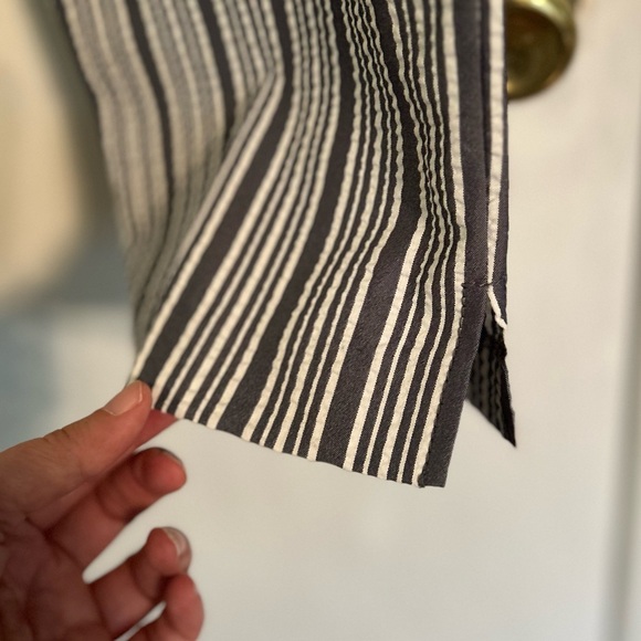 NWT New York & Co Straight Leg Crop Seersucker Pant, Women’s 12 - Picture 8 of 8